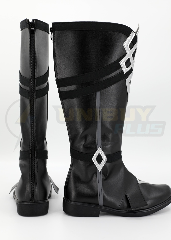 Genshin Impact II Capitano The Captain Shoes Cosplay Men Boots Unibuyplus
