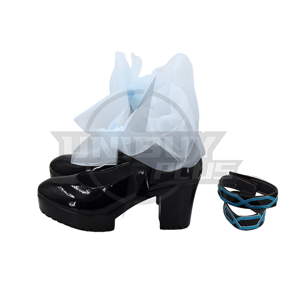 Arknights Eyjafjalla the Hvit Aska Shoes Cosplay Women Boots Unibuyplus