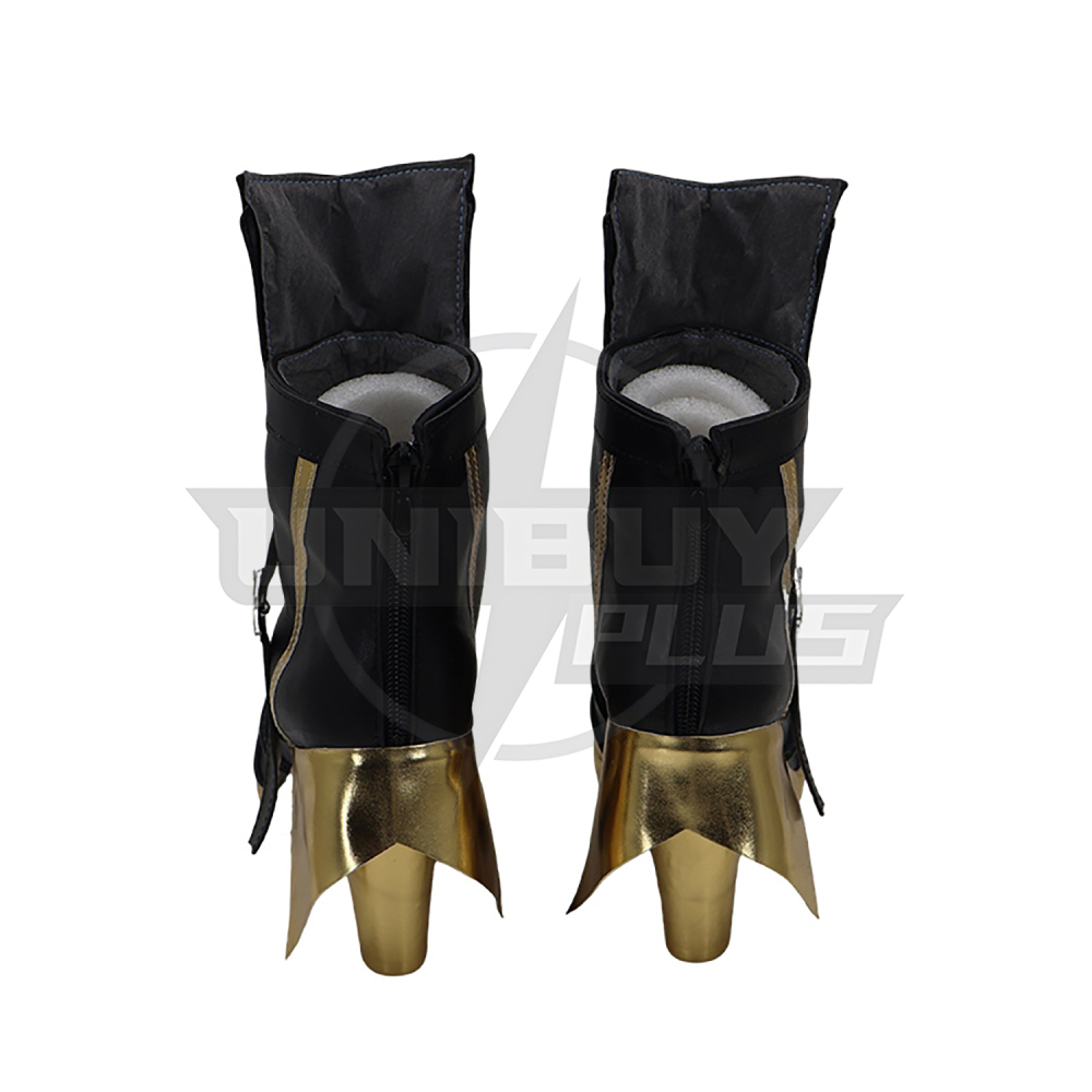 Zenless Zone Zero Evelyn Chevalier Cosplay Shoes Women Boots Gray Unibuyplus