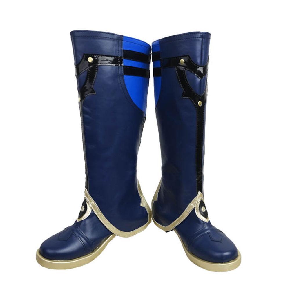 Honkai Star Rail Sunday Shoes Cosplay Men Boots Blue Unibuyplus