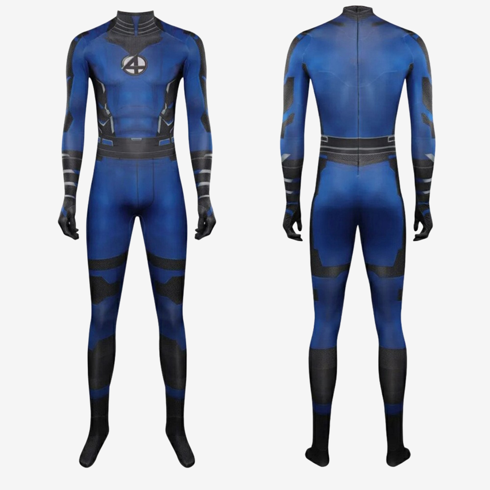 The Fantastic Four Mr. Fantastic Costume Cosplay Suit Reed Richards Bodysuit For Kids Adult Unibuyplus