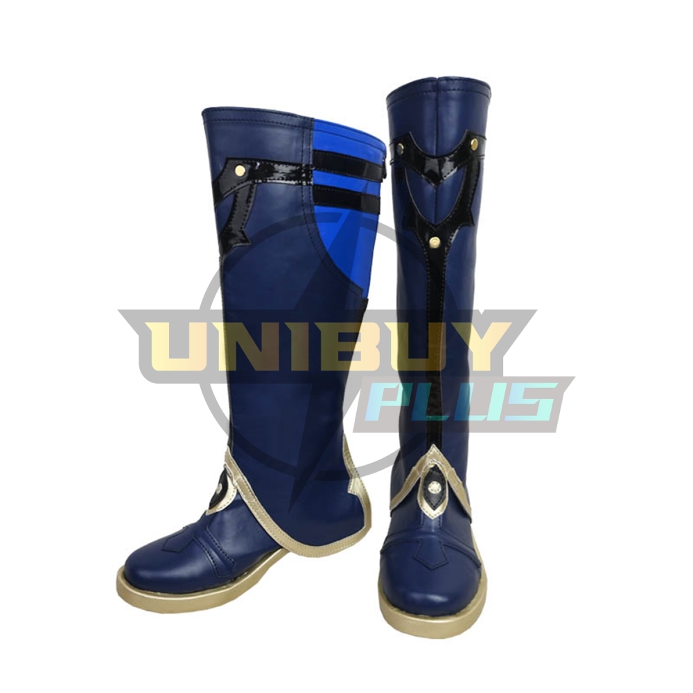 Honkai Star Rail Sunday Shoes Cosplay Men Boots Blue Unibuyplus