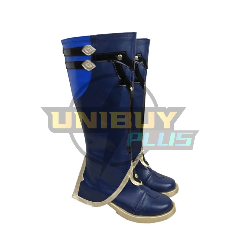 Honkai Star Rail Sunday Shoes Cosplay Men Boots Blue Unibuyplus