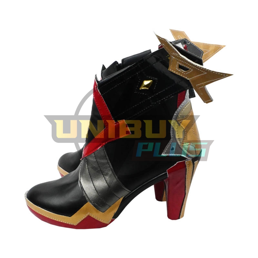 Genshin Impact Mavuika Pyro Archon Cosplay Shoes Women Boots Unibuyplus