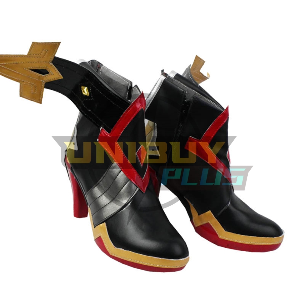 Genshin Impact Mavuika Pyro Archon Cosplay Shoes Women Boots Unibuyplus