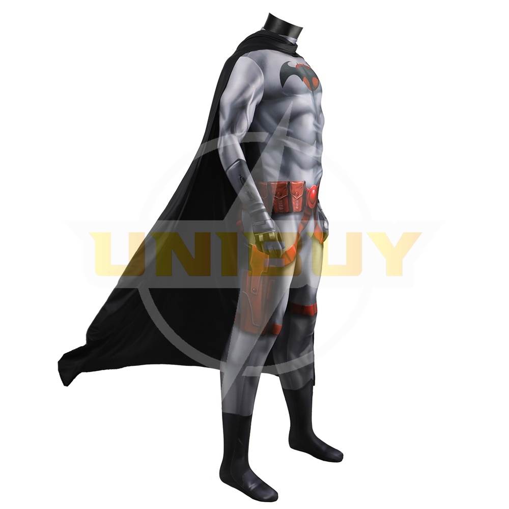 Flashpoint Batman Costume Cosplay Suit Thomas Wayne Bodysuit For Kids Adult Unibuyplus
