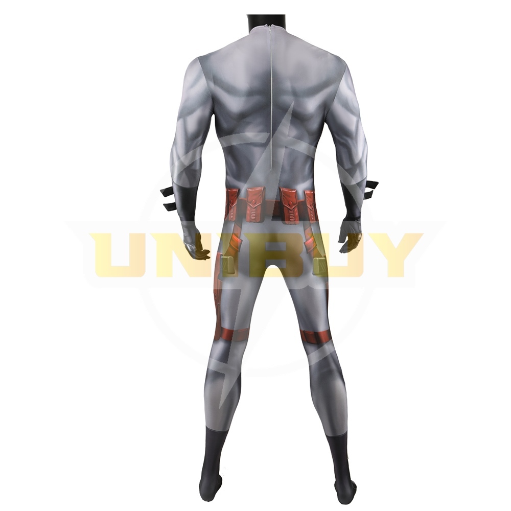 Flashpoint Batman Costume Cosplay Suit Thomas Wayne Bodysuit For Kids Adult Unibuyplus