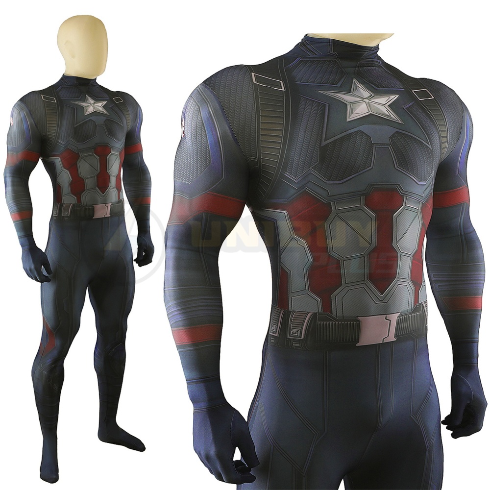 Avengers Doomsday Captain America Costume Cosplay Suit Jumpsuit Bodysuit Unibuyplus