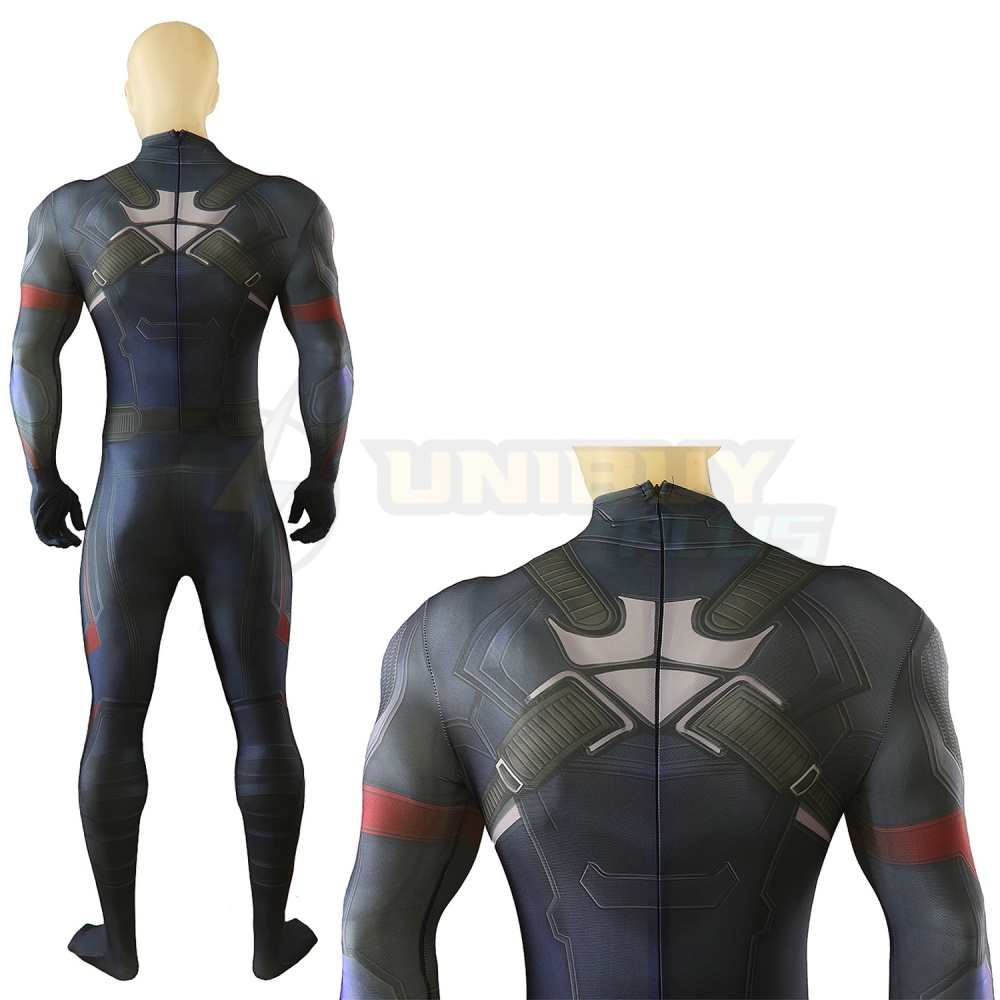Avengers Doomsday Captain America Costume Cosplay Suit Jumpsuit Bodysuit Unibuyplus