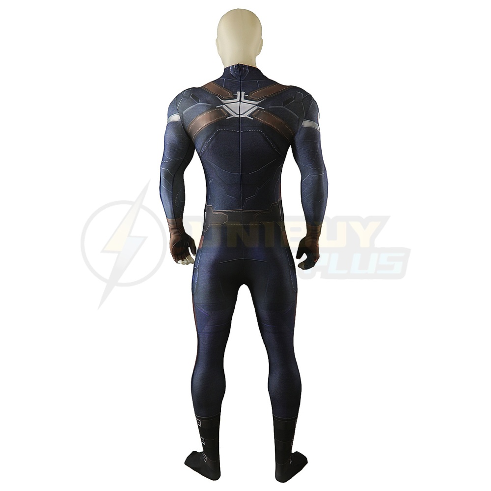 Captain America The Winter Soldier Costume Cosplay Suit Jumpsuit Captain America Bodysuit Unibuyplus