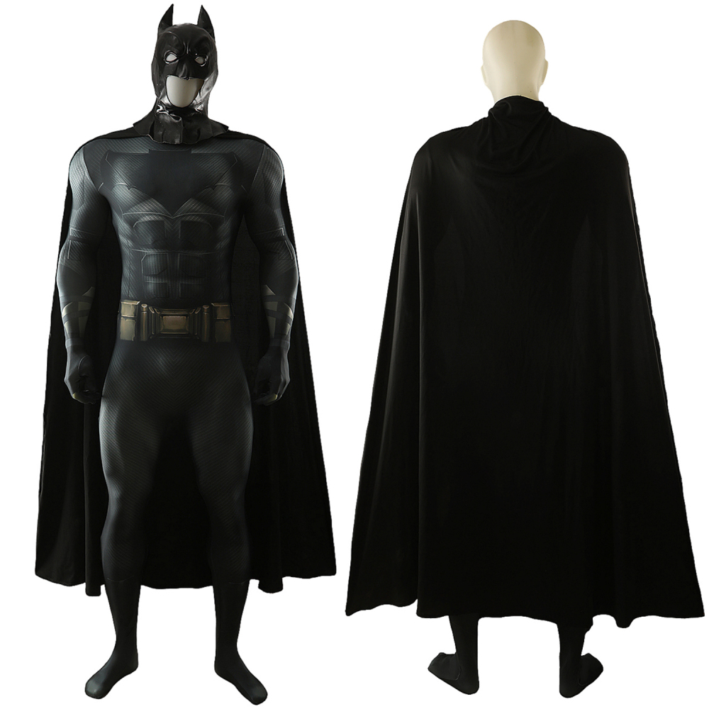 Zack Snyder's Justice League Batman Costume Cosplay Suit Jumpsuit Bodysuit Unibuyplus