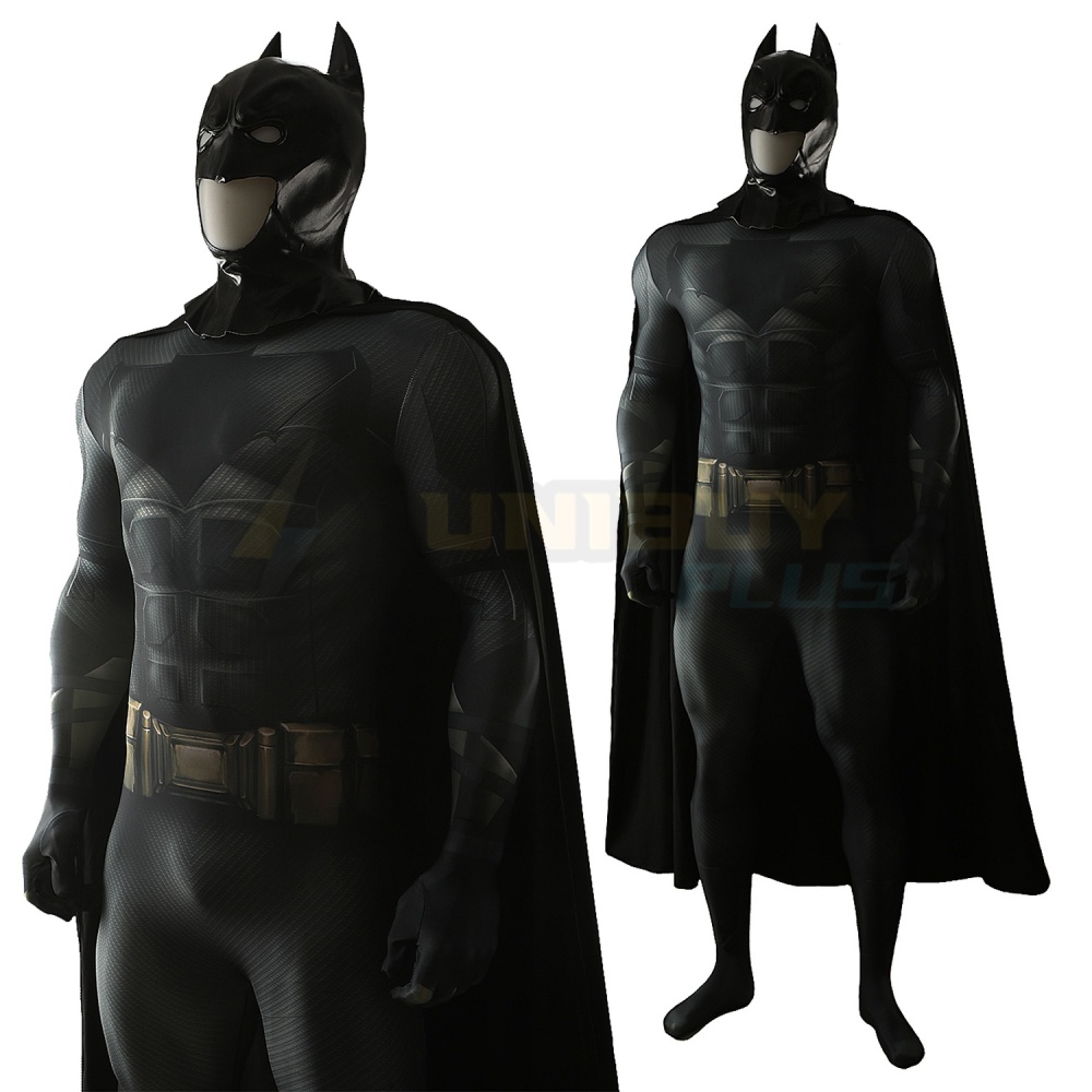 Zack Snyder's Justice League Batman Costume Cosplay Suit Jumpsuit Bodysuit Unibuyplus