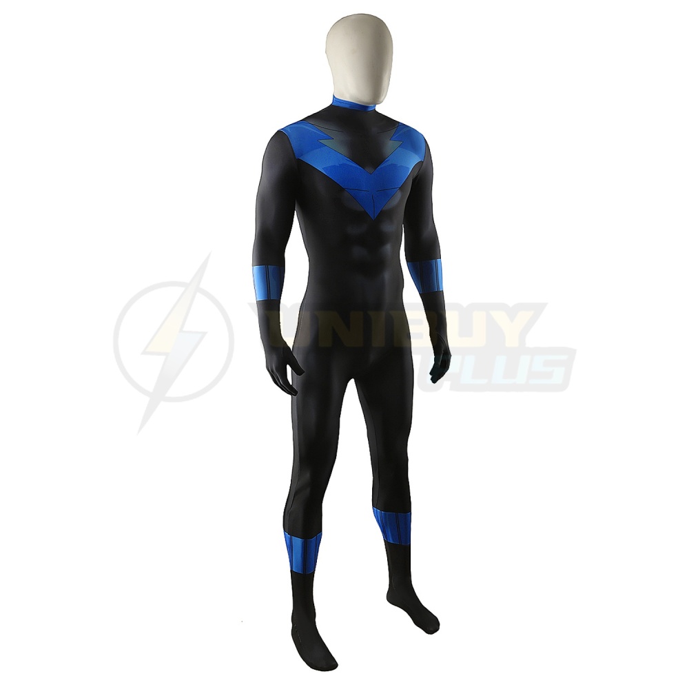 Batman Under the Red Hood Nightwing Costume Cosplay Suit Jumpsuit Bodysuit Unibuyplus