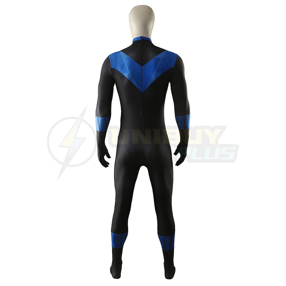 Batman Under the Red Hood Nightwing Costume Cosplay Suit Jumpsuit Bodysuit Unibuyplus