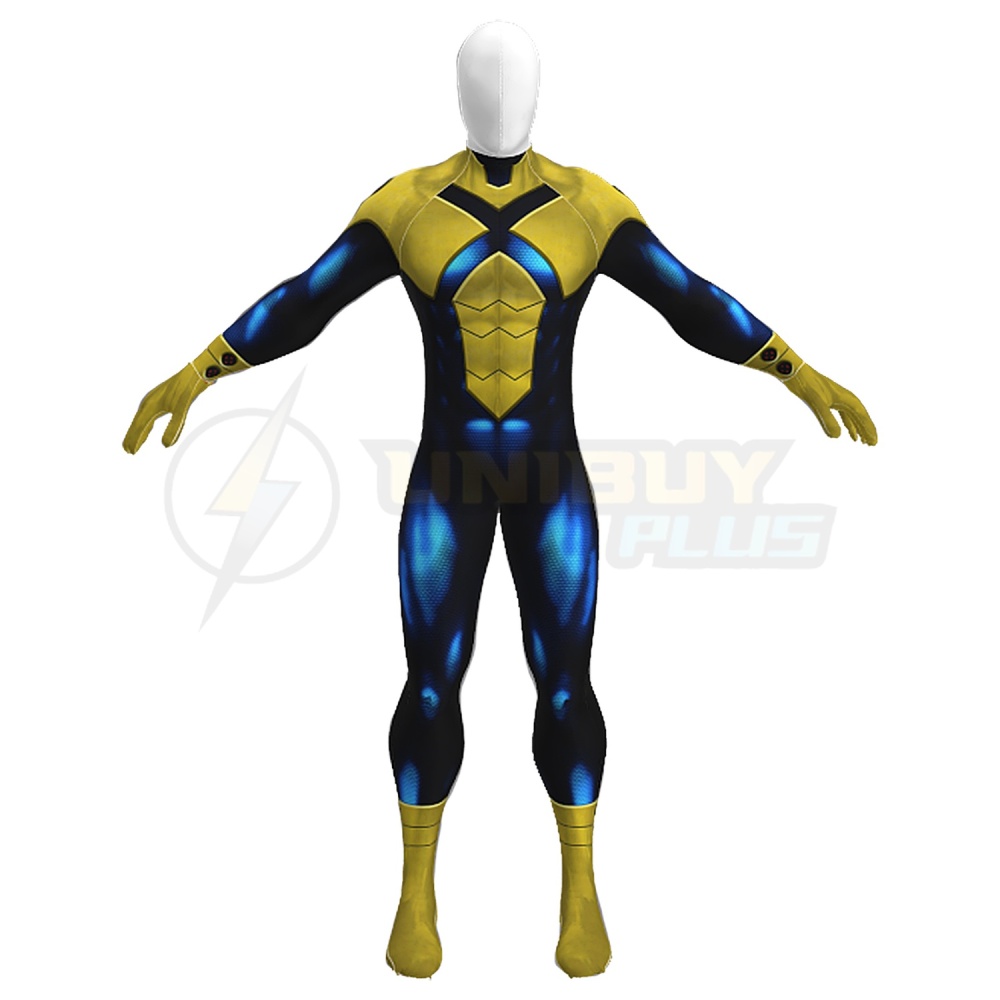 X-Men Cyclops Costume Cosplay Suit Bodysuit For Men Kids From the Ashes Unibuyplus