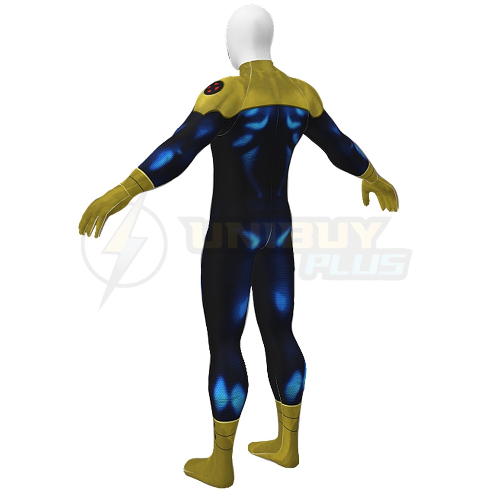 X-Men Cyclops Costume Cosplay Suit Bodysuit For Men Kids From the Ashes Unibuyplus