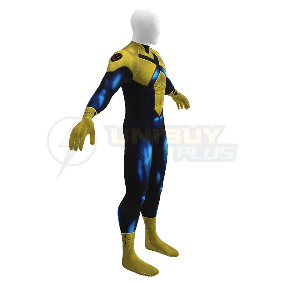 X-Men Cyclops Costume Cosplay Suit Bodysuit For Men Kids From the Ashes Unibuyplus