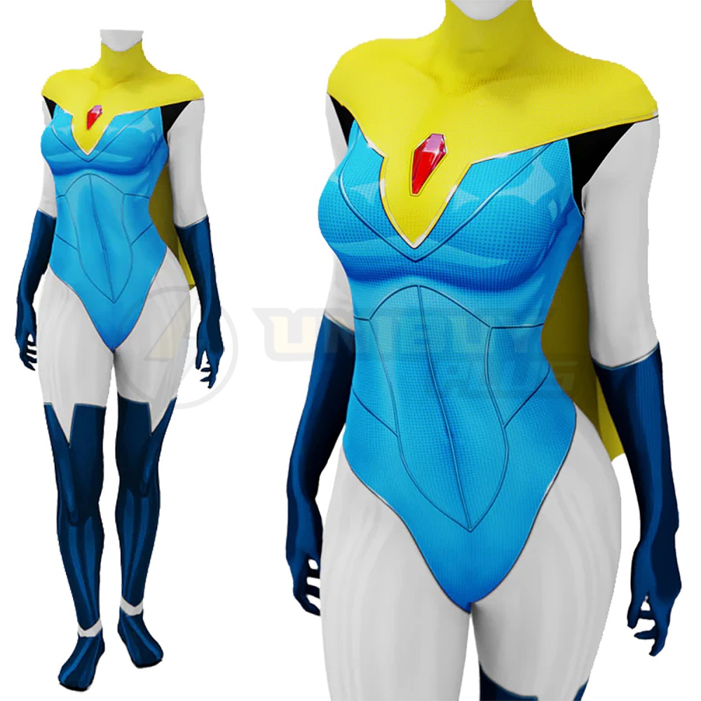 Dispatch Blonde Blazer Costume Cosplay Suit For Kids Adult Unibuyplus
