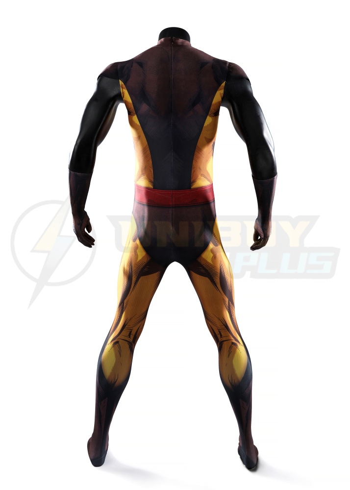 X-Men Wolverine Costume Cosplay Suit Brown Bodysuit Unibuyplus