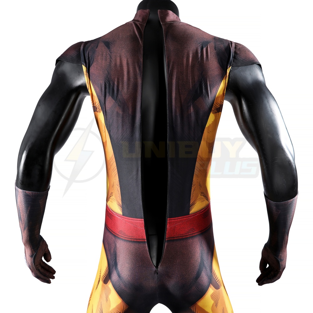 X-Men Wolverine Costume Cosplay Suit Brown Bodysuit Unibuyplus