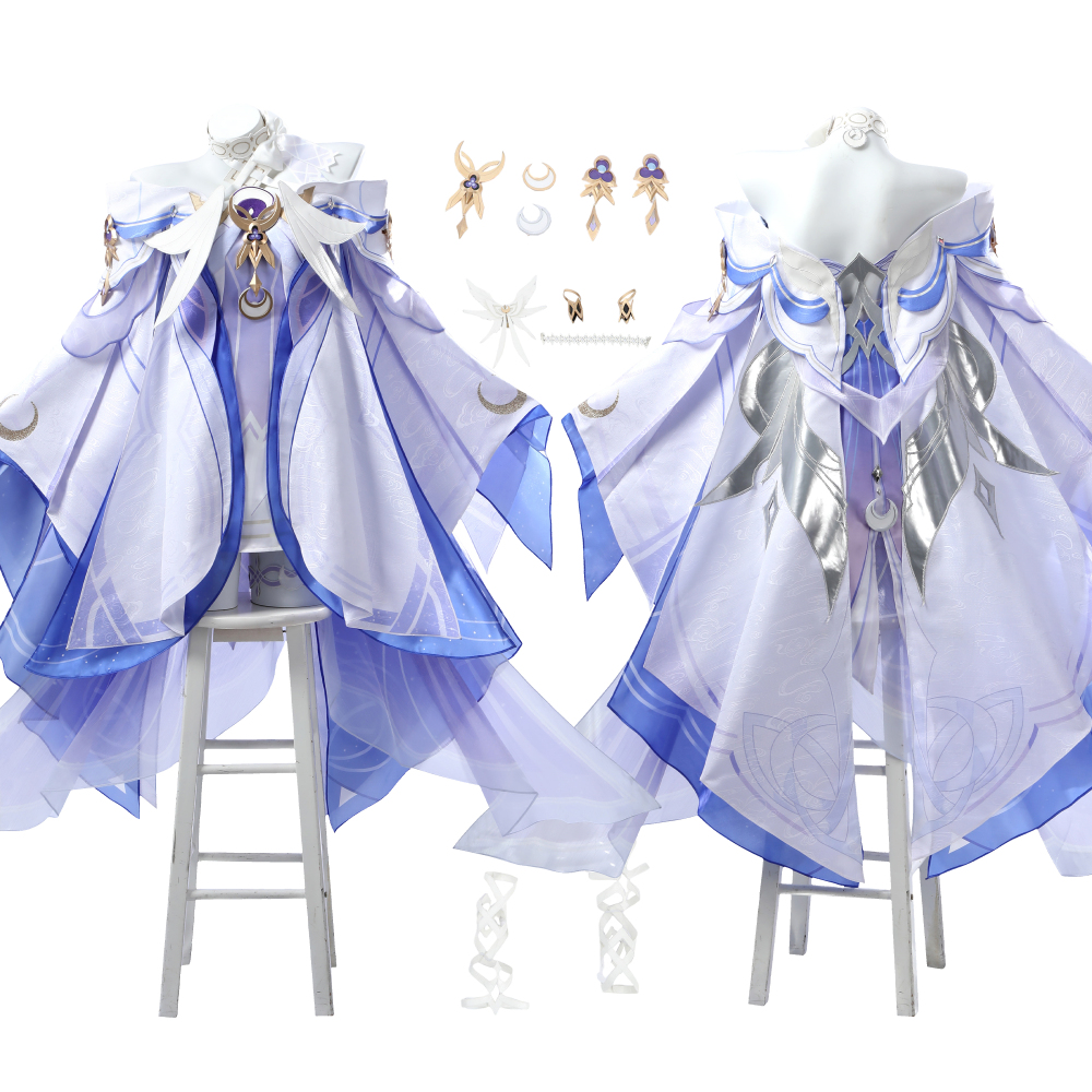 Genshin Impact Damselette Costume Cosplay Suit Columbina Hyposelenia Unibuyplus