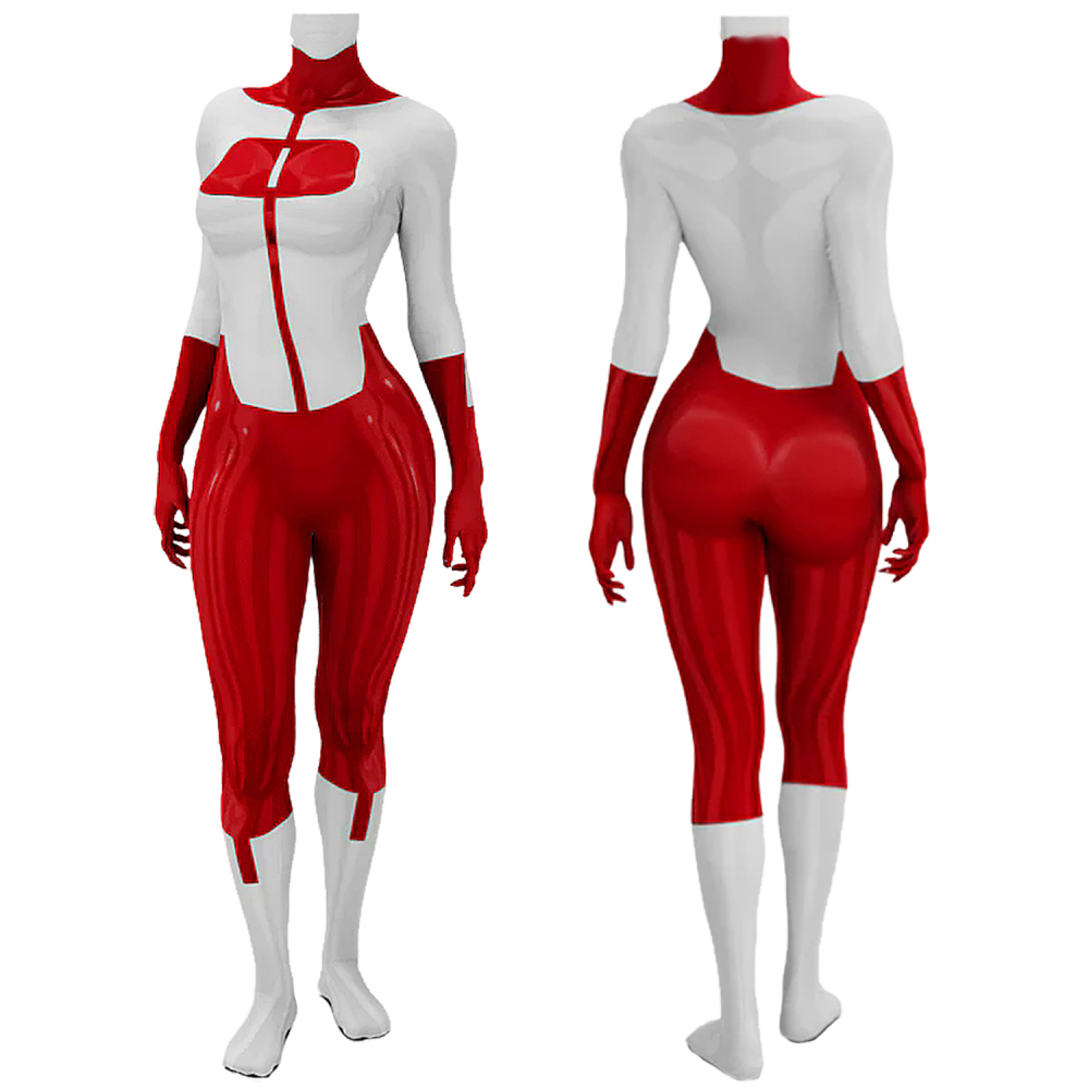 Invincible Omni-Man Female Costume Cosplay Suit For Kids Adult Unibuyplus