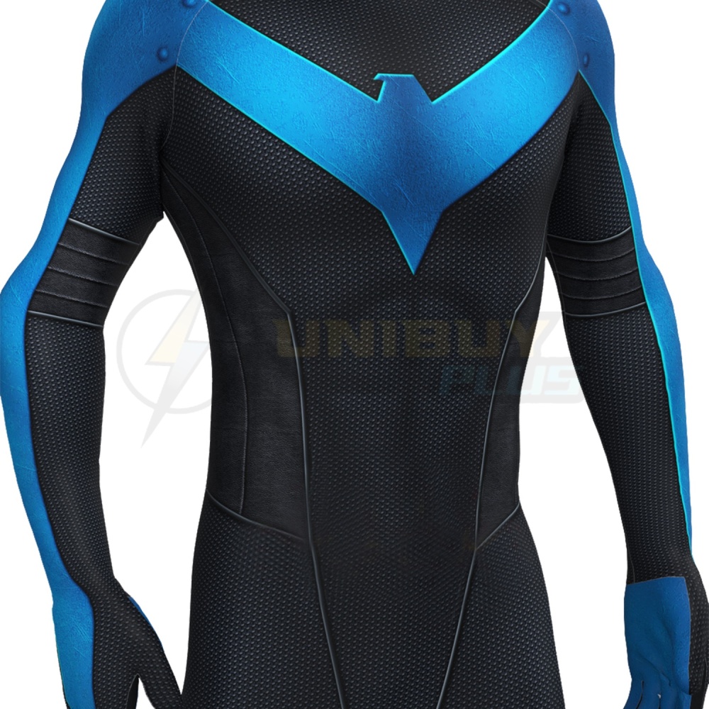 DC Comics Nightwing Costume Cosplay Suit Dick Grayson Jumpsuit Bodysuit Unibuyplus