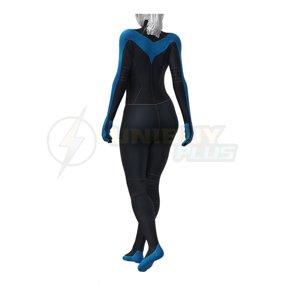 DC Comics Nightwing Female Costume Cosplay Suit For Kids Adult Unibuyplus