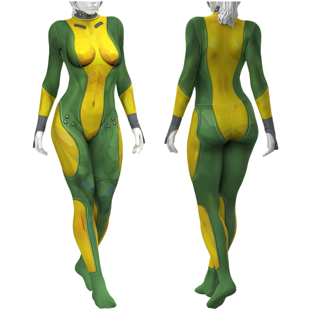 Marvel Rivals Rogue Bodysuit Costume Cosplay Suit For Kids Adult Anna Marie Unibuyplus