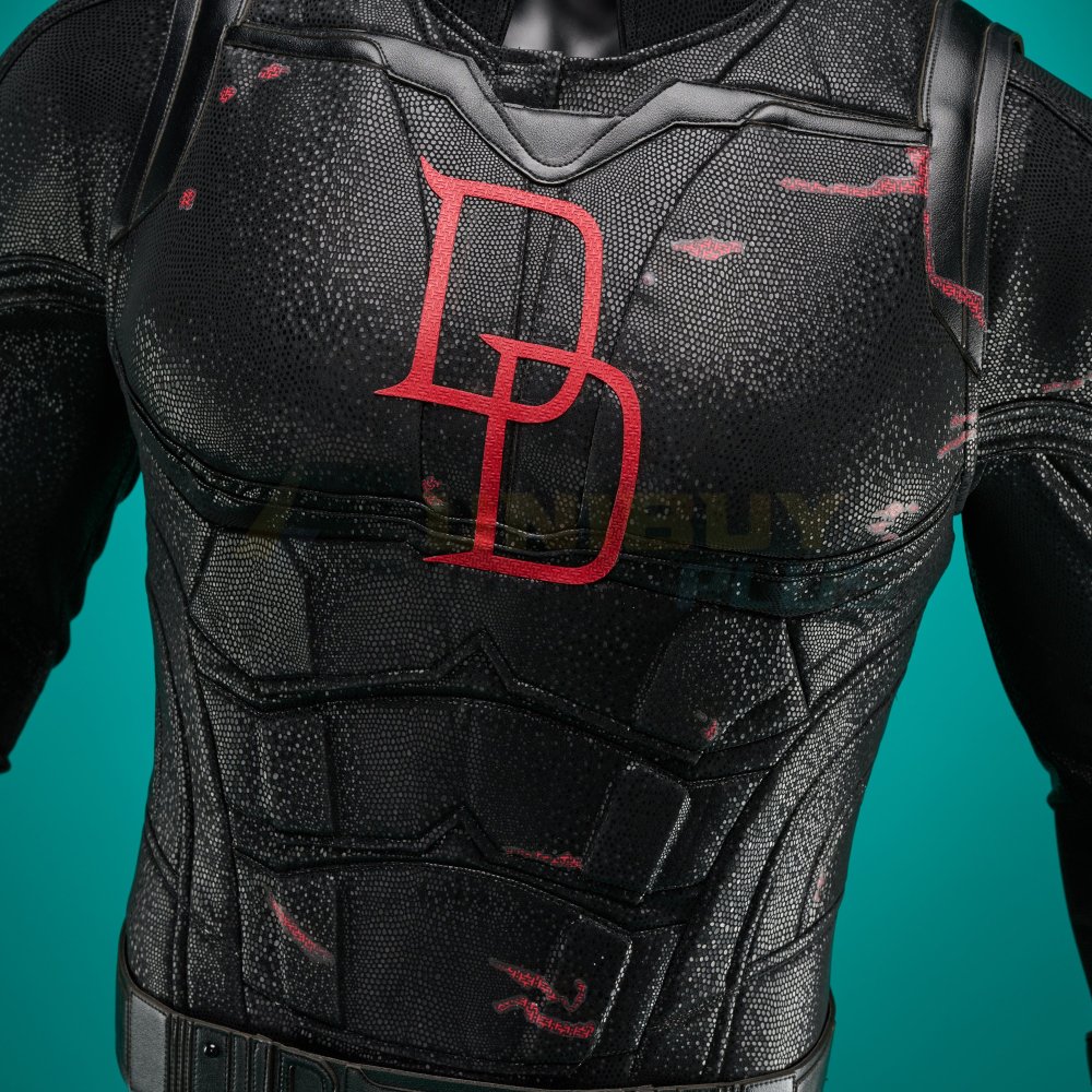 Daredevil: Born Again Season 2 Costume Cosplay Black Suit Matt Murdock Upgrade Ver. Unibuyplus