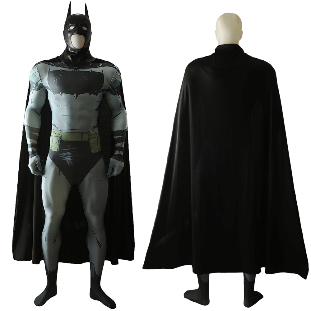 Absolute Batman Costume Cosplay Suit Jumpsuit Batman Bodysuit DC Absolute Universe Unibuyplus