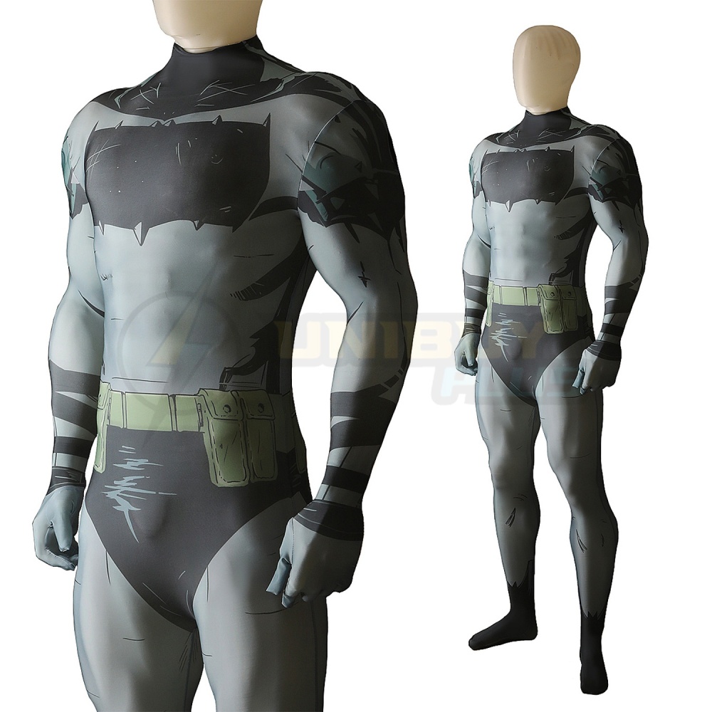 Absolute Batman Costume Cosplay Suit Jumpsuit Batman Bodysuit DC Absolute Universe Unibuyplus