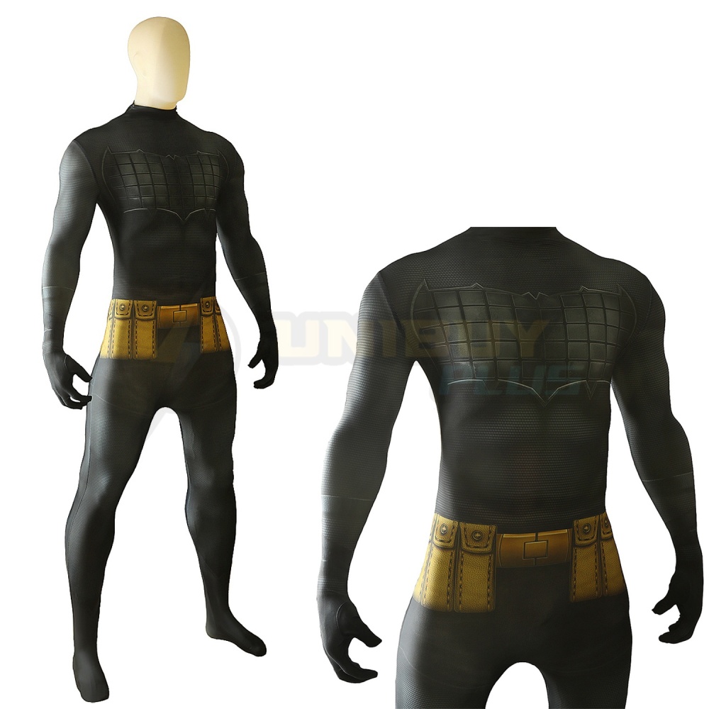 Absolute Batman Costume Cosplay Suit Jumpsuit Bruce Wayne Bodysuit Unibuyplus