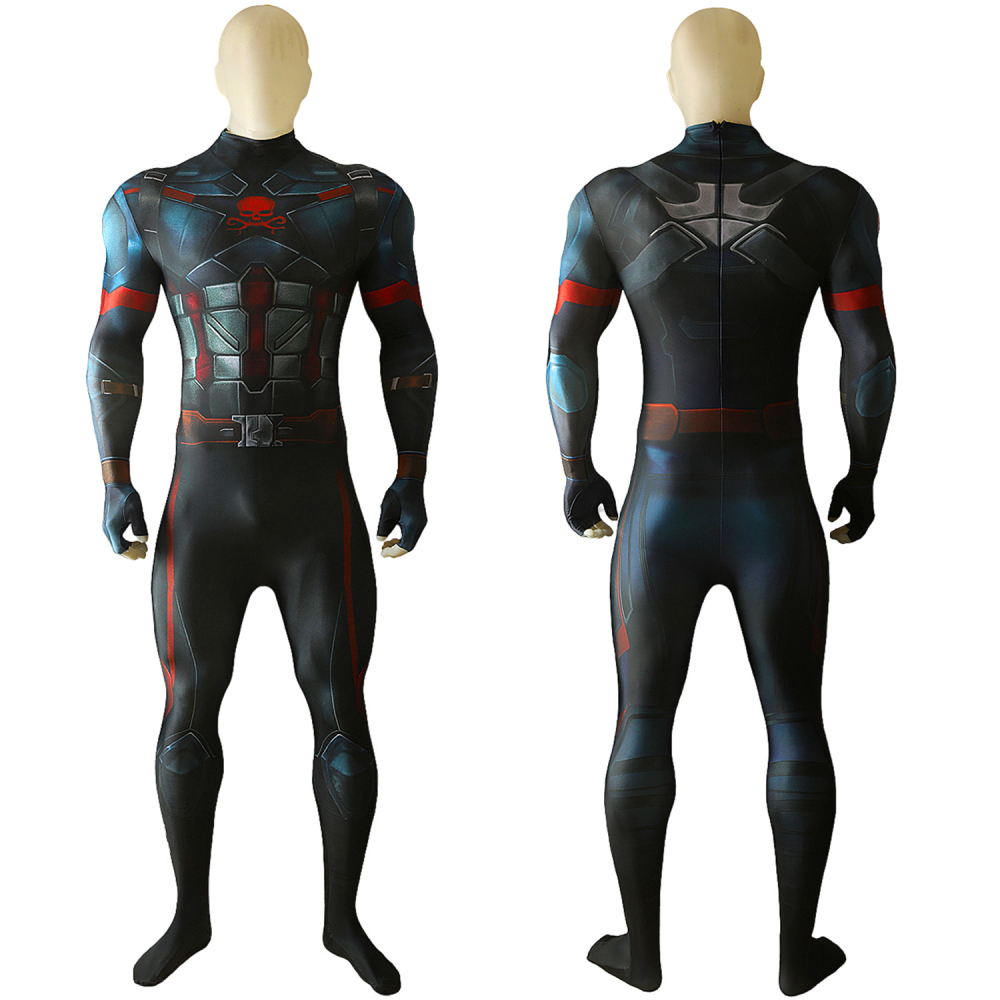 Avengers Doomsday Captain Hydra Costume Cosplay Suit Jumpsuit Bodysuit Unibuyplus