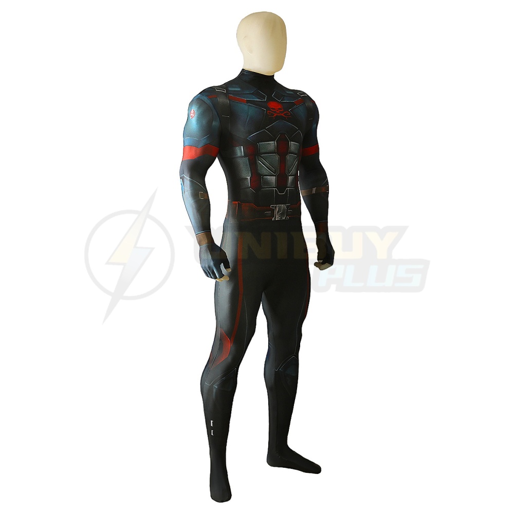 Avengers Doomsday Captain Hydra Costume Cosplay Suit Jumpsuit Bodysuit Unibuyplus