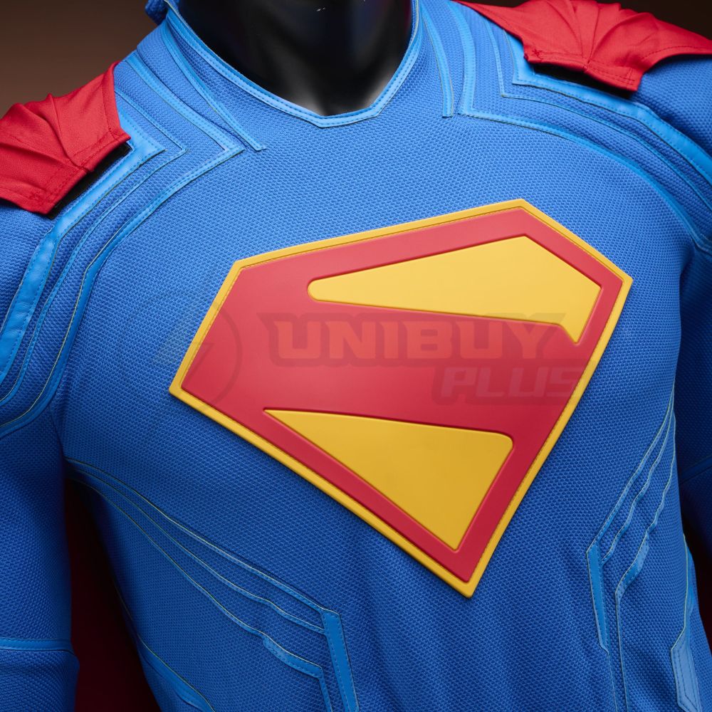 Superman Legacy Costume Cosplay Suit Clark Kent Cloak Unibuyplus