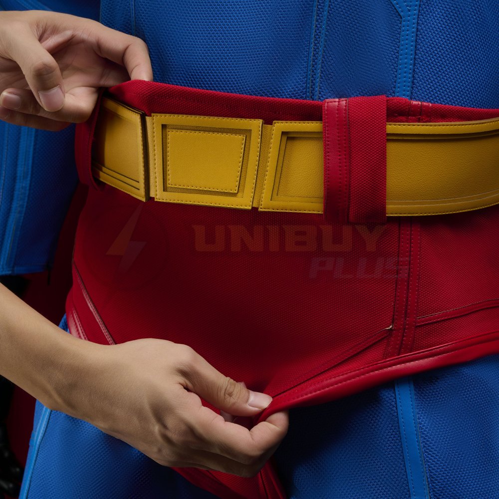 Superman Legacy Costume Cosplay Suit Clark Kent Cloak Unibuyplus