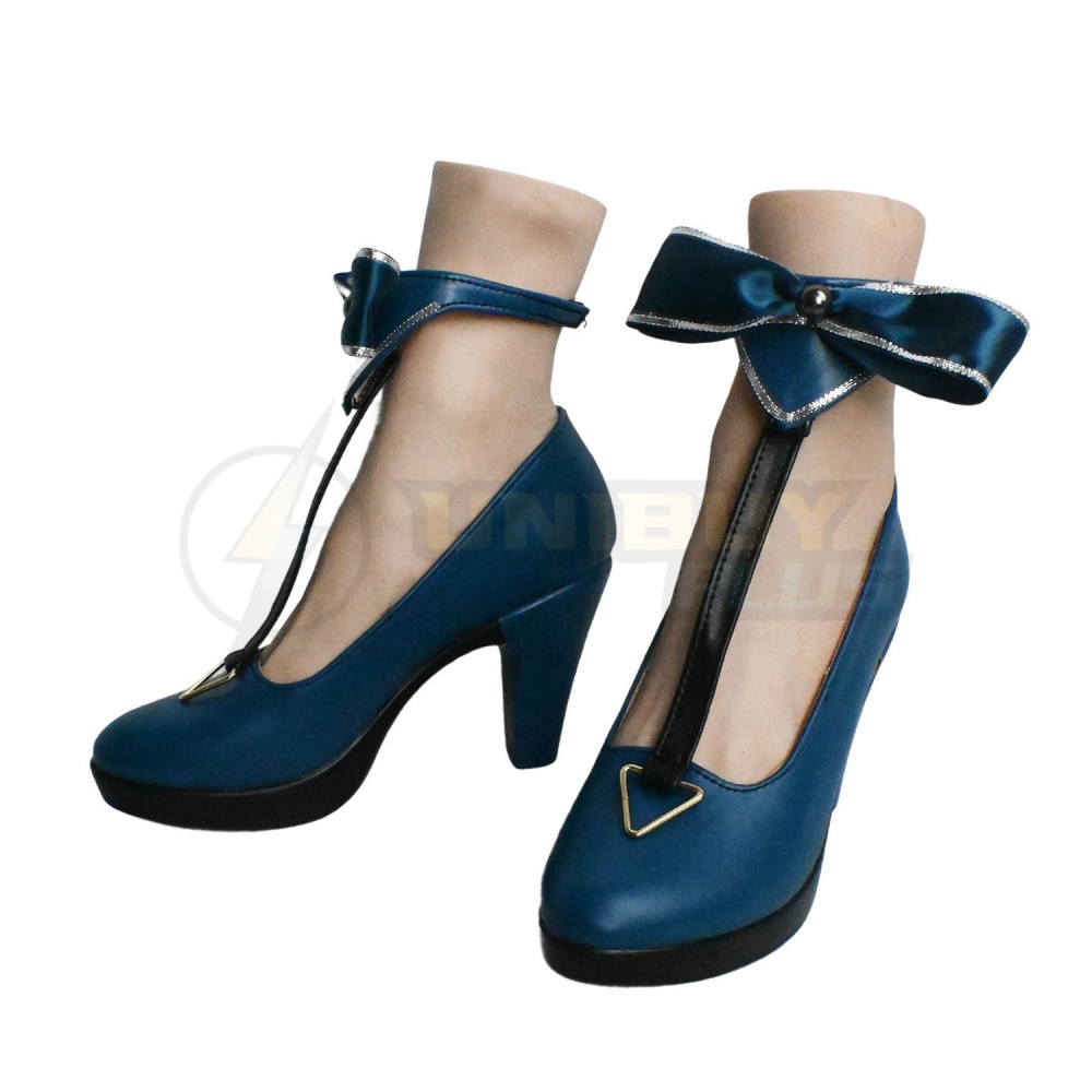 Genshin Impact Lynette Cosplay Shoes Women Boots Cafe in Seoul Unibuyplus