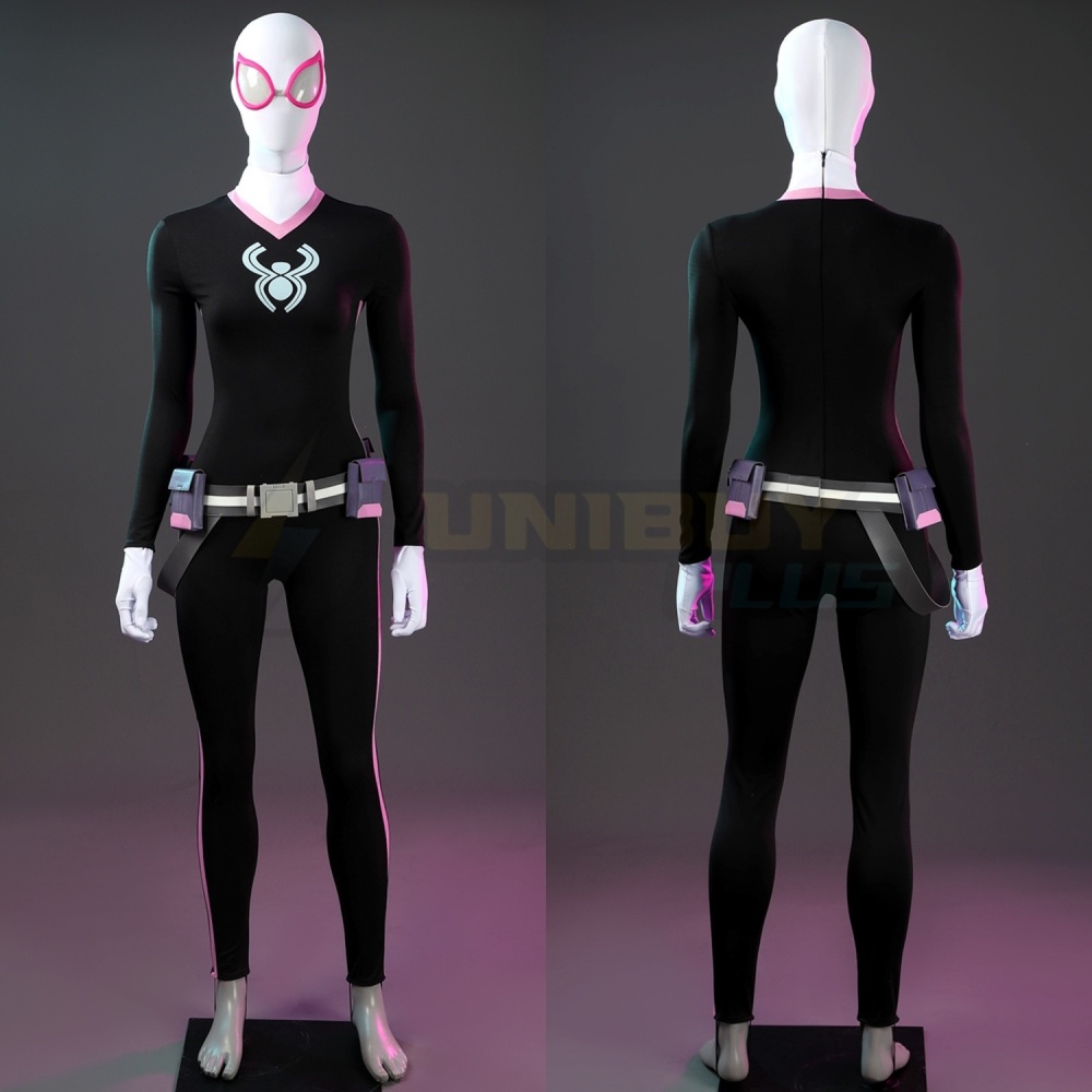 Your Friendly Neighborhood Spider-Man Season 2 Spider-Gwen Costume Gwen Stacy Cosplay Suit Unibuyplus