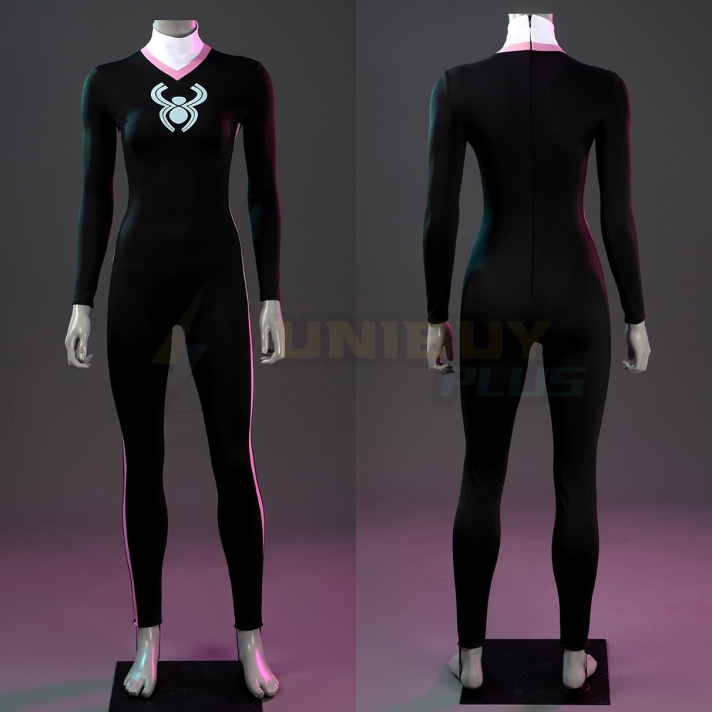 Your Friendly Neighborhood Spider-Man Season 2 Spider-Gwen Costume Gwen Stacy Cosplay Suit Unibuyplus