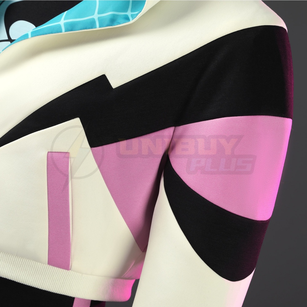 Your Friendly Neighborhood Spider-Man Season 2 Spider-Gwen Costume Gwen Stacy Cosplay Suit Unibuyplus