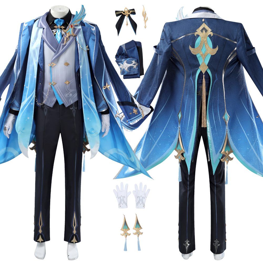 Genshin Impact Neuvillette Costume Melusent Gift Cosplay Suit Unibuyplus