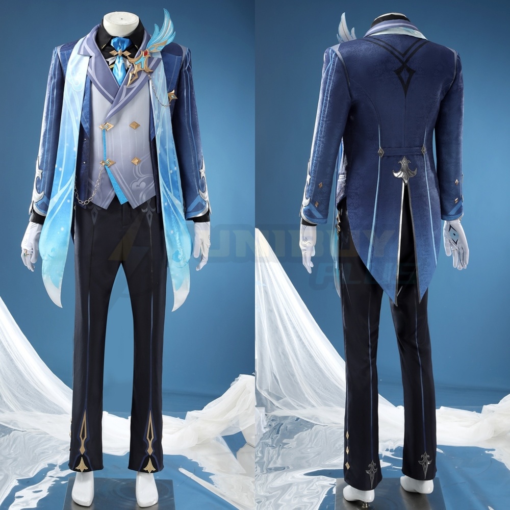 Genshin Impact Neuvillette Costume Melusent Gift Cosplay Suit Unibuyplus
