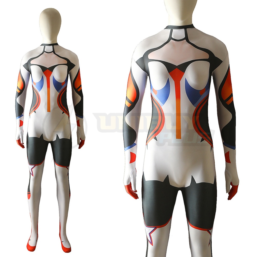 Honkai Impact 3rd Kiana Kaslana Bodysuit Costume Cosplay Suit For Kids Adult White Comet Unibuyplus