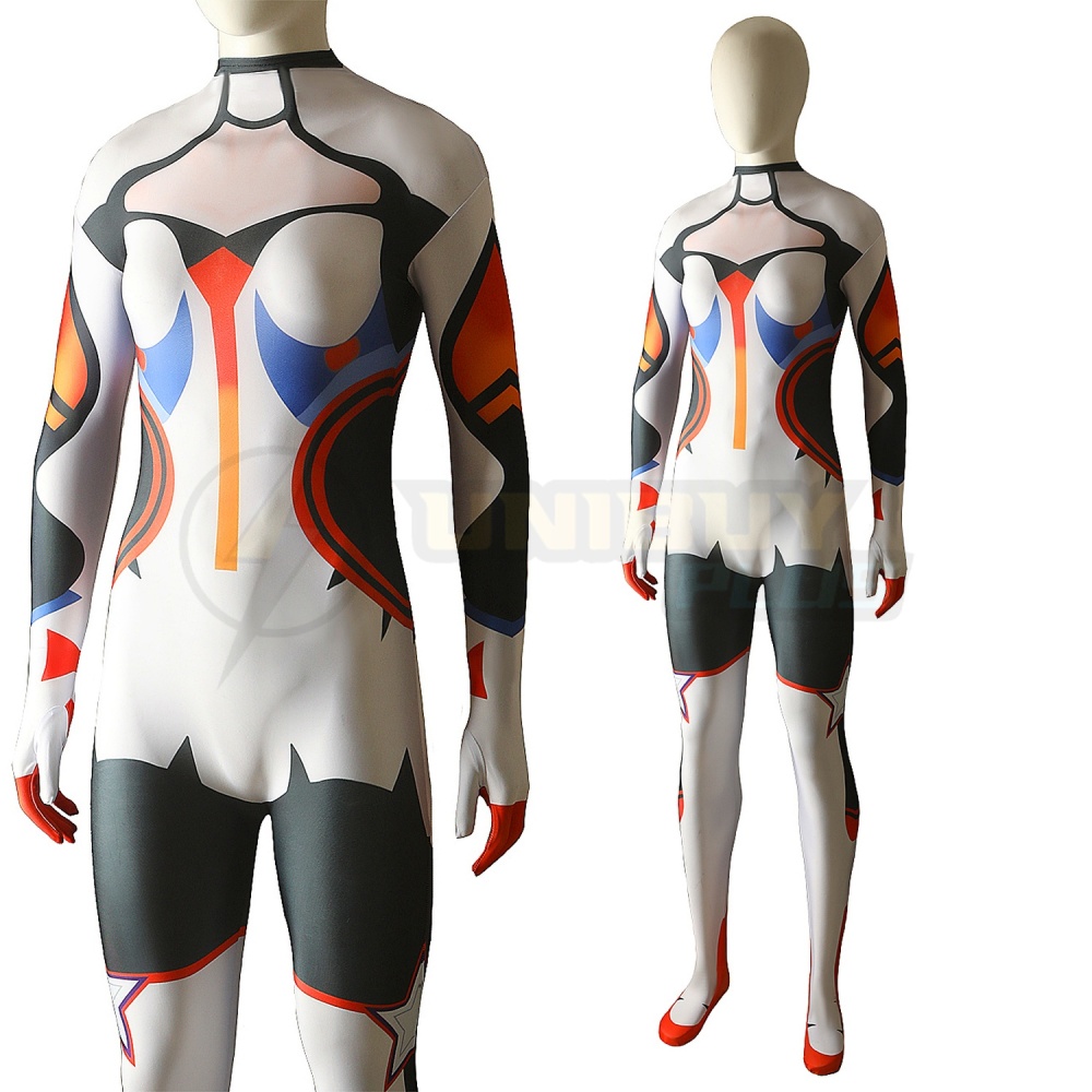 Honkai Impact 3rd Kiana Kaslana Bodysuit Costume Cosplay Suit For Kids Adult White Comet Unibuyplus