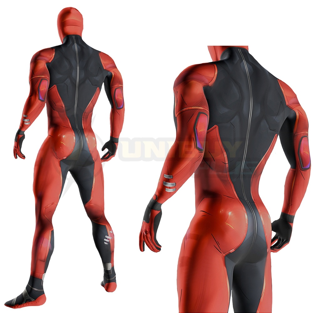 Marvel Rivals Deadpool Costume Cosplay Suit Bodysuit For Men Kids Unibuyplus