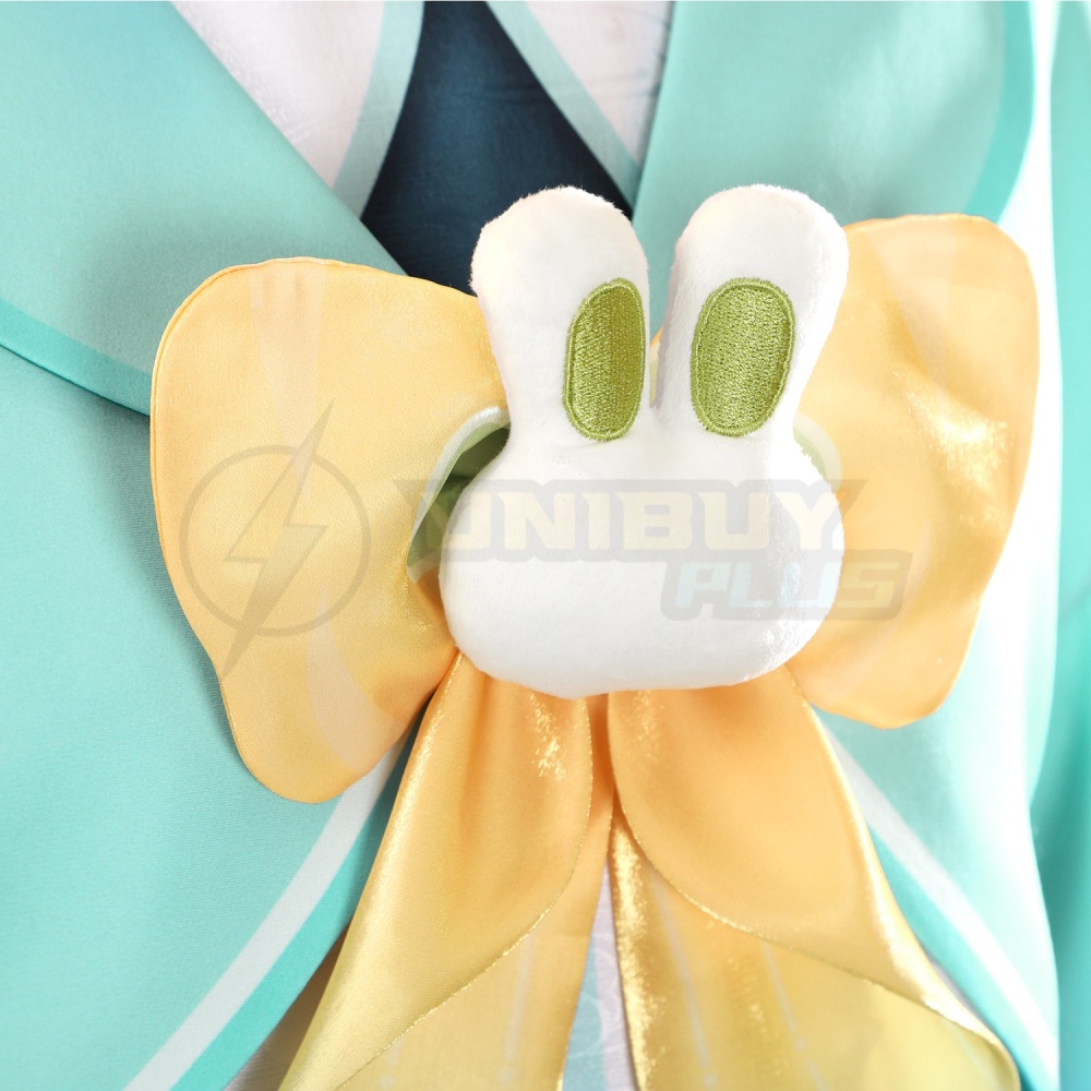 Genshin Impact Yaoyao Costume Cosplay Suit Rainlit Bamboo Reverie Unibuyplus