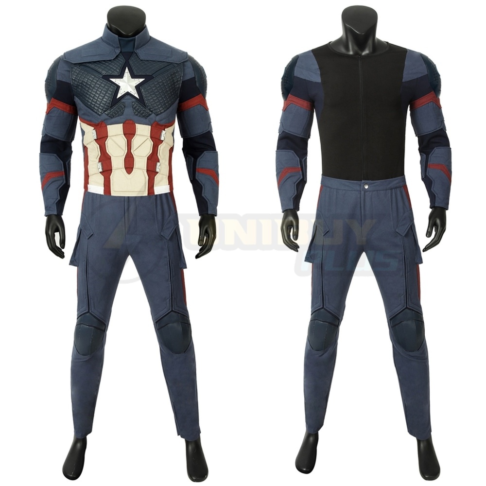 Avengers Endgame Steve Rogers Captain America Cosplay Costume Version 2 Unibuyplus