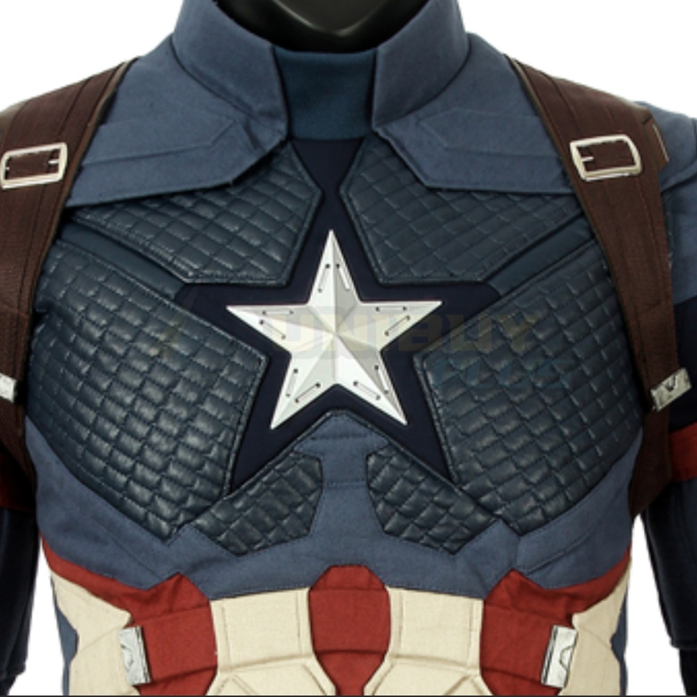 Avengers Endgame Steve Rogers Captain America Cosplay Costume Version 2 Unibuyplus