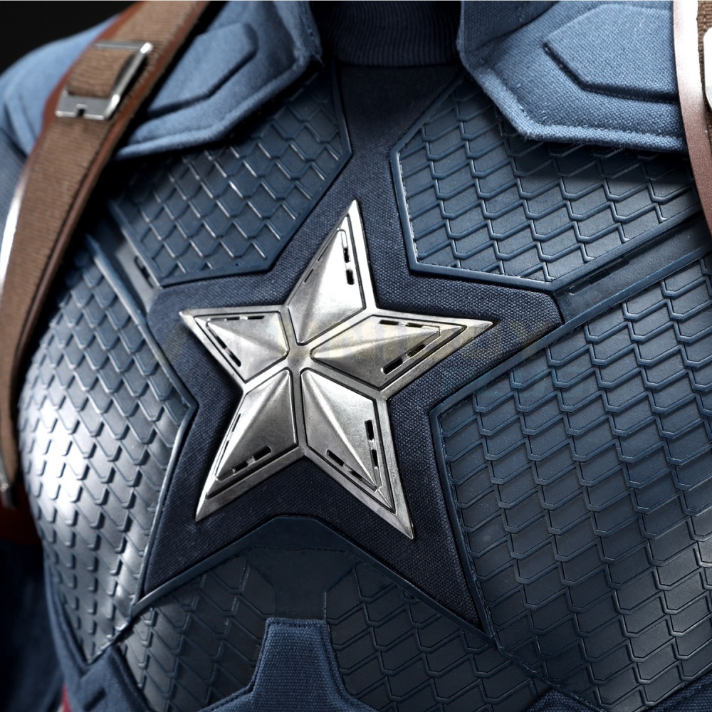 Avengers Endgame Captain America Costume Cosplay Suit Steven Rogers UnibuyPlus